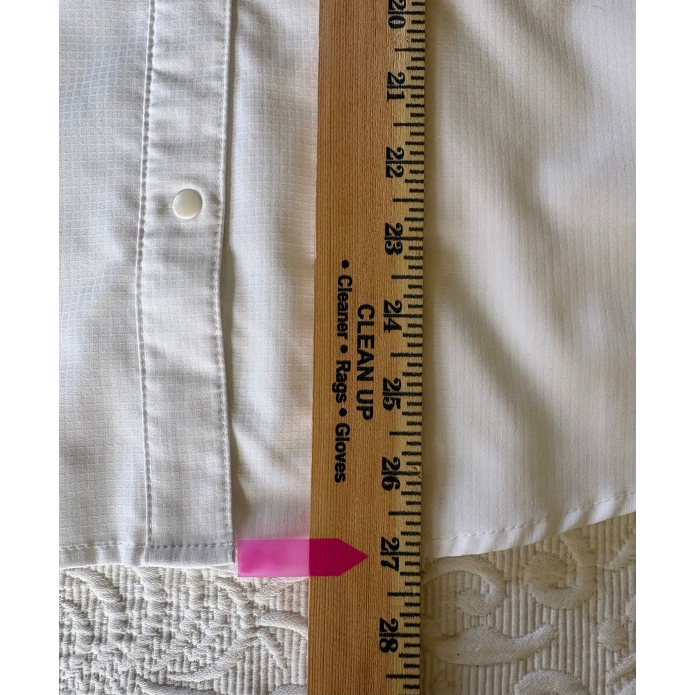 Columbia PFG Tamiami II White Long Sleeve Fishing Shirt Womens XL UPF 40 Vent - Picture 11 of 13